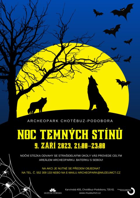 (Česky) Noc temných stínů, 9. září 2023; MÁME PLNO, REZERVACE JIŽ NEPŘIJÍMÁME