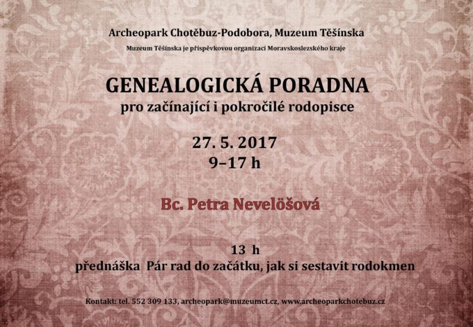 (Česky) Genealogická poradna