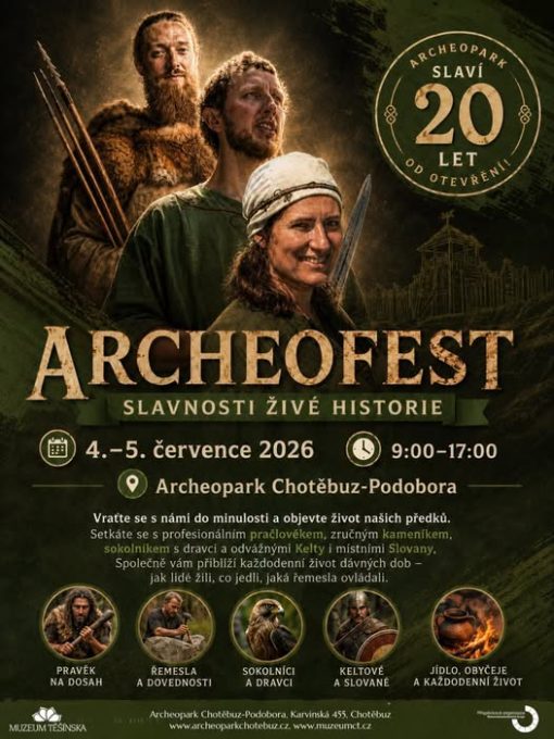 Archeopark slaví 20 let!